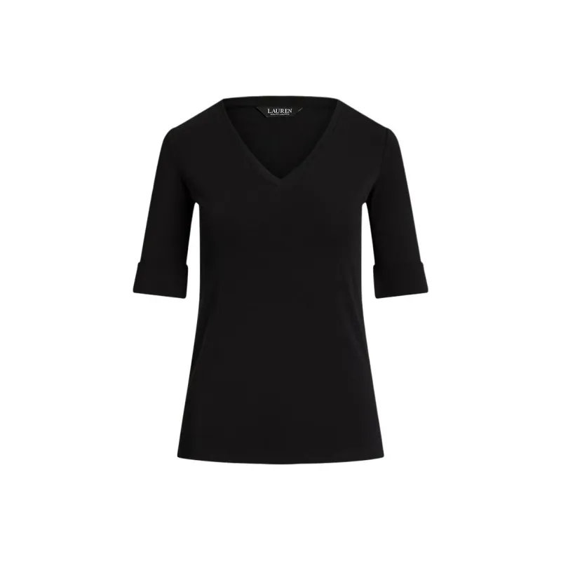 LAUREN RALPH LAUREN Regular T Shirt Women's Black-0