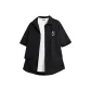 [Ice Silk Cooling Sun Protection]Black (B Dazzling Color Bear Chest Logo)