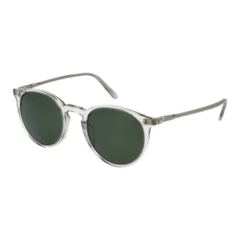 Oliver Peoples Acetate Round Sunglasses Unisex Transparent