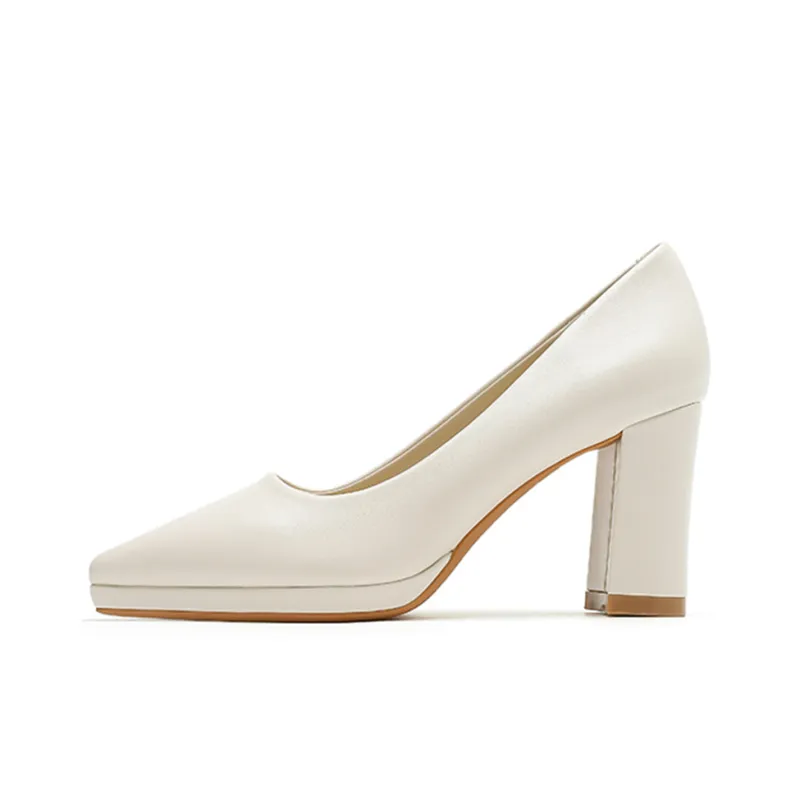Lan Miao Chunky Heel High Heels Women's-0