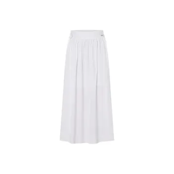 MO&CO Casual Long Skirts Women's Bleached White