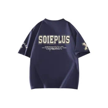 SOIE T-Shirts Unisex Navy Blue