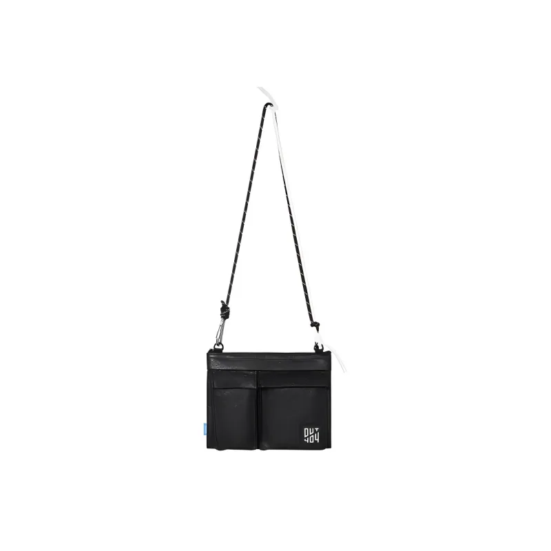 FEAROM Polyethylene Shoulder Bag Regular Unisex Black/Blue/Silver Gray-0