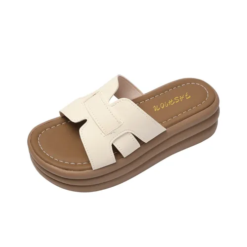 AJPAP Woven Quiet, Slip Resistant, Odor Resistant Slide Slippers Women's
