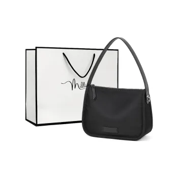 MILLIE'S Fabric Crossbody One Shoulder Handbag Regular Women's Black/Apricot
