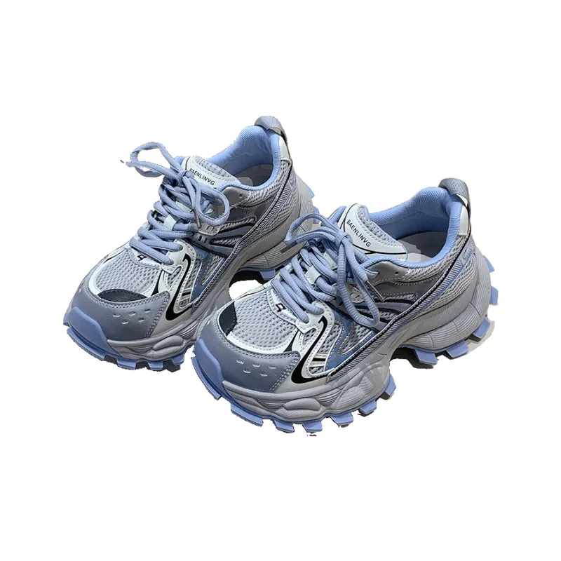 The Mystery Of Glamour Slip Resistant And Breathable Low Top Chunky Sneakers Women's-1