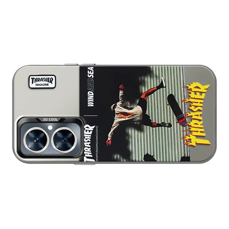 YICAIJIA Matte Material Haircut Boy Y Phone Cases Compatibility With MVMOM 20/30 Trendy And Cool-9