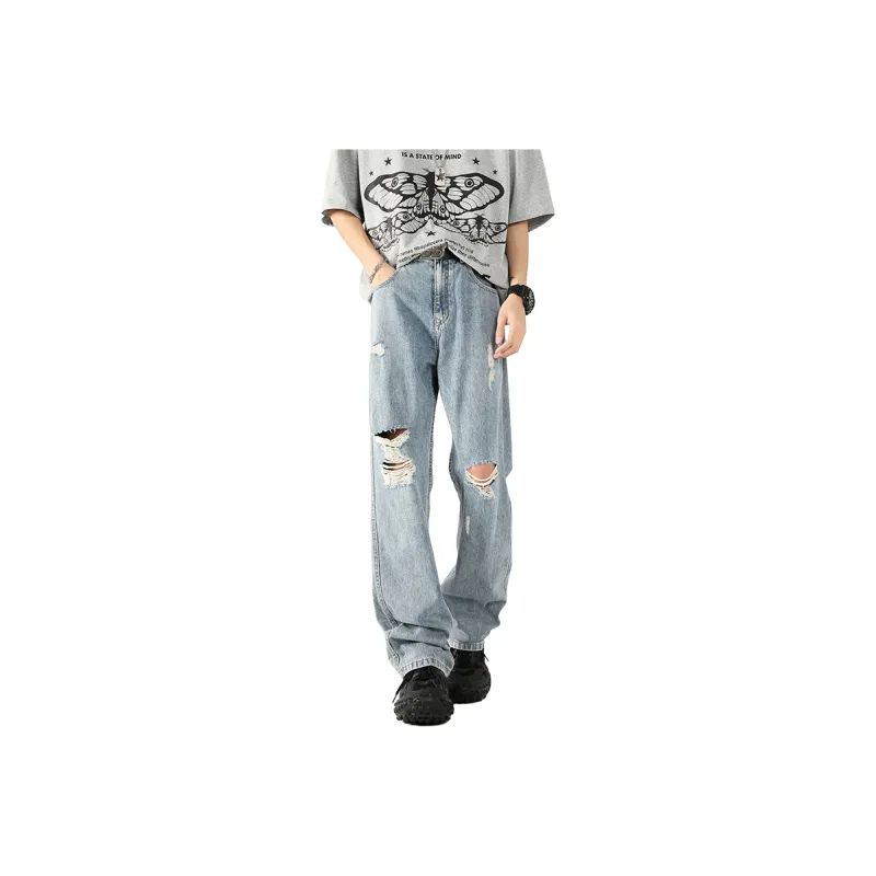PANDA ADEVIL Jeans Unisex Light Blue-0
