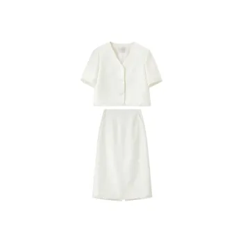 SENTUBILA Two Piece Skirt Sets Women's