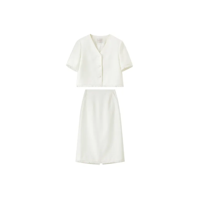 SENTUBILA Two Piece Skirt Sets Women's-8