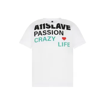 A11SLAVE T Shirts Unisex White