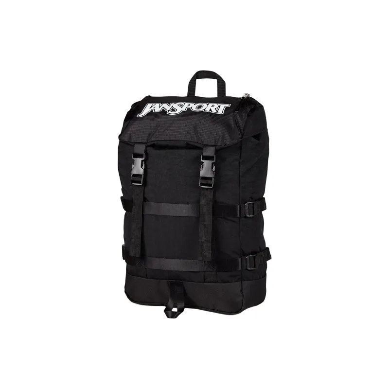 JanSport Recycled Polyester Backpack Unisex Black-1