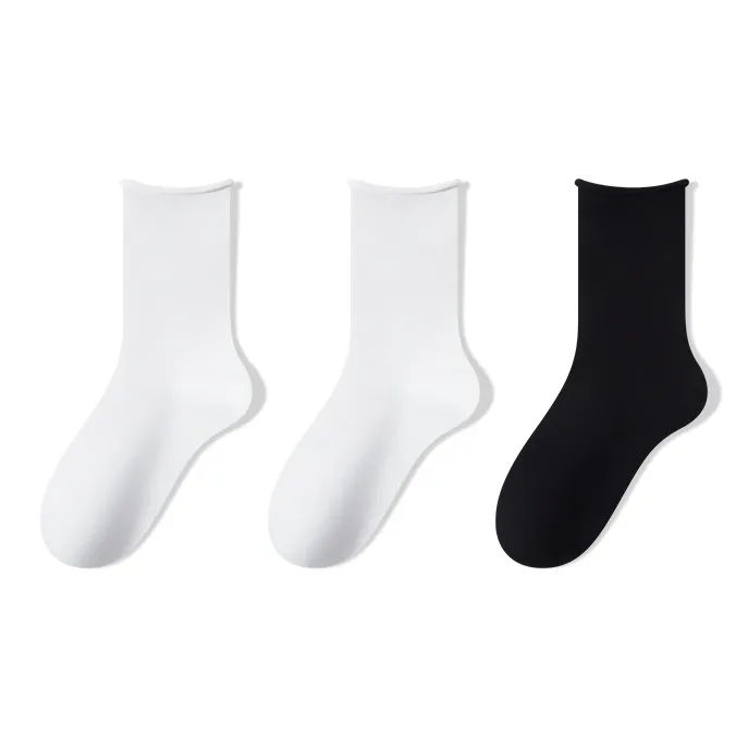 Moremoli Mid Calf Socks Women's 3 Pack-10