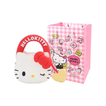 Sanrio Hello Kitty Hello Kitty PU Crossbody One Shoulder Handbag Mini Women's Red White