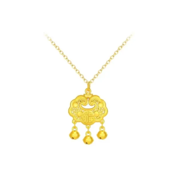 Imono Gold Plated Copper Necklaces Unisex-4