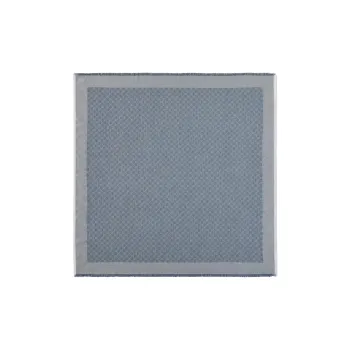 GUCCI Wool, Cotton, Silk Knit Scarves Women's Blue