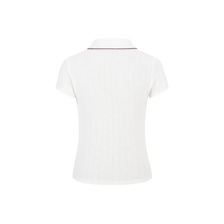 Dior Beauty Polo Shirts Women's White-1