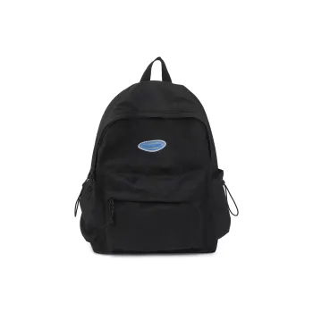 Kaka Tree Nylon Backpack Unisex Black/White