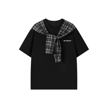 PAUL COSTELLOE T Shirts Unisex Black Shawl Style