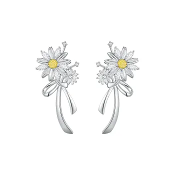 ZEGL S925 Silver Earrings Women's