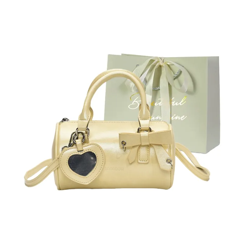 JIANGLIDA PU Cylinder Bag, Shoulder Bag, Crossbody Bag, Handbag Women's Multicolor-4