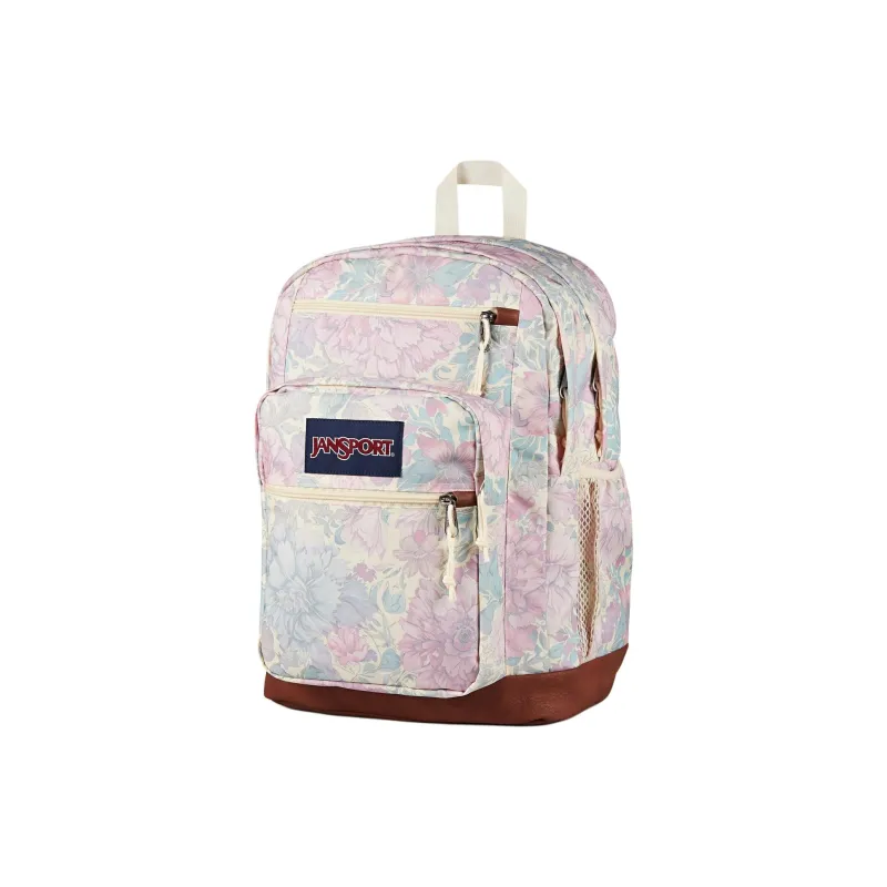 JanSport Recycled Polyester Backpack Women's Beige & Multicolor-1