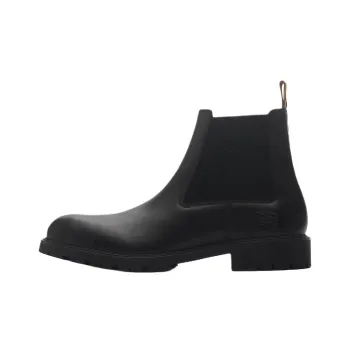 Burberry Rogue Short Chelsea Boots Men's Black