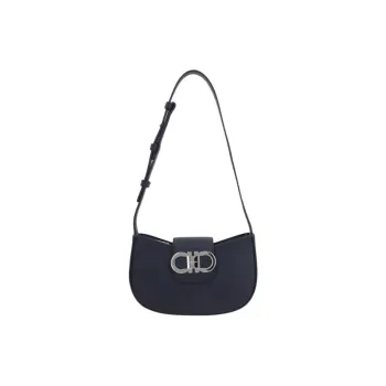 FERRAGAMO Adjustable Strap Shoulder Bag Women's Marine Blue