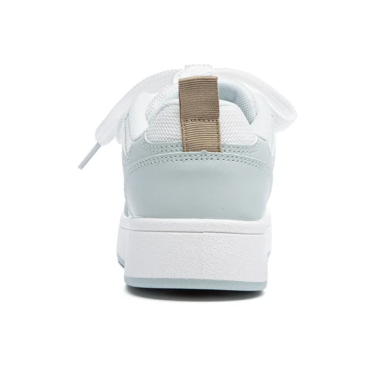Warrior Slip Resistant, Abrasion Resistant, Lightweight Low Top Skateboard Shoes Women's White Green-3
