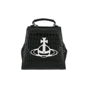 Vivienne Westwood Calfskin Backpack Women's Black