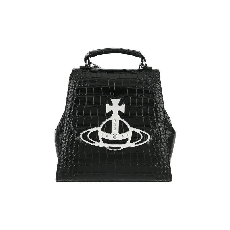 Vivienne Westwood Calfskin Backpack Women's Black-0