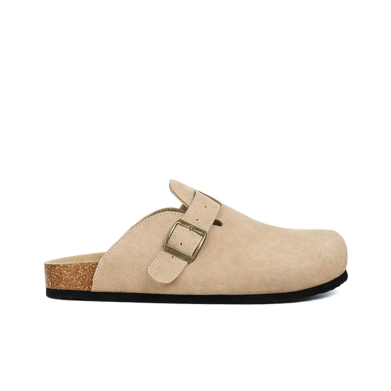 MR.A Abrasion Resistant Wrap toe Slippers Unisex Camel-8