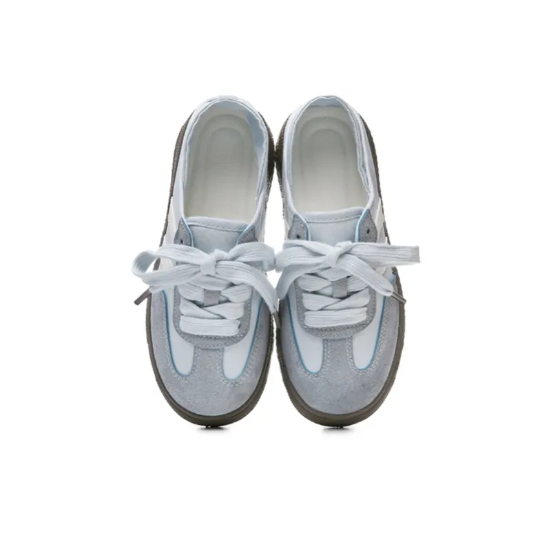 Ordifen Low Top Canvas Shoes Women's Light Blue-2