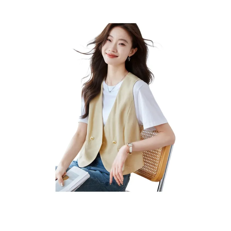 Still quiet Crop Tops Women's Light Khaki-1