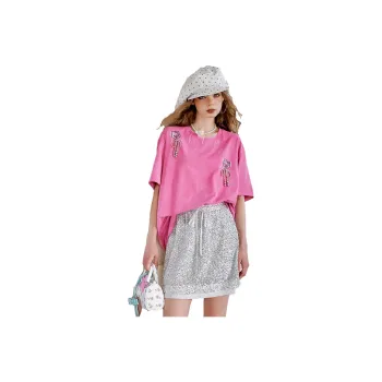 ELF SACK Drop Shoulder Sleeve T Shirt Women's