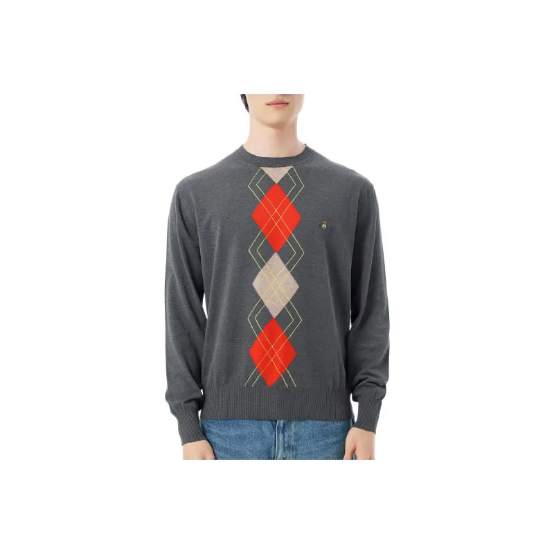Vivienne Westwood Logo Embroidered Crewneck Jumper-0