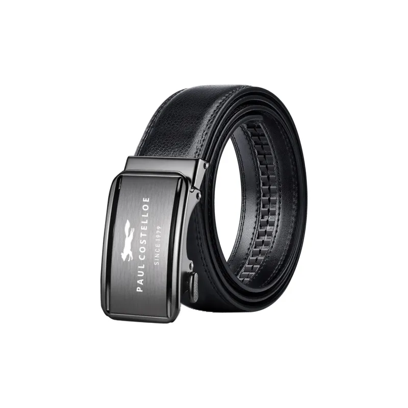 PAUL COSTELLOE Cow Split Leather Belts Unisex 3.5cm-0