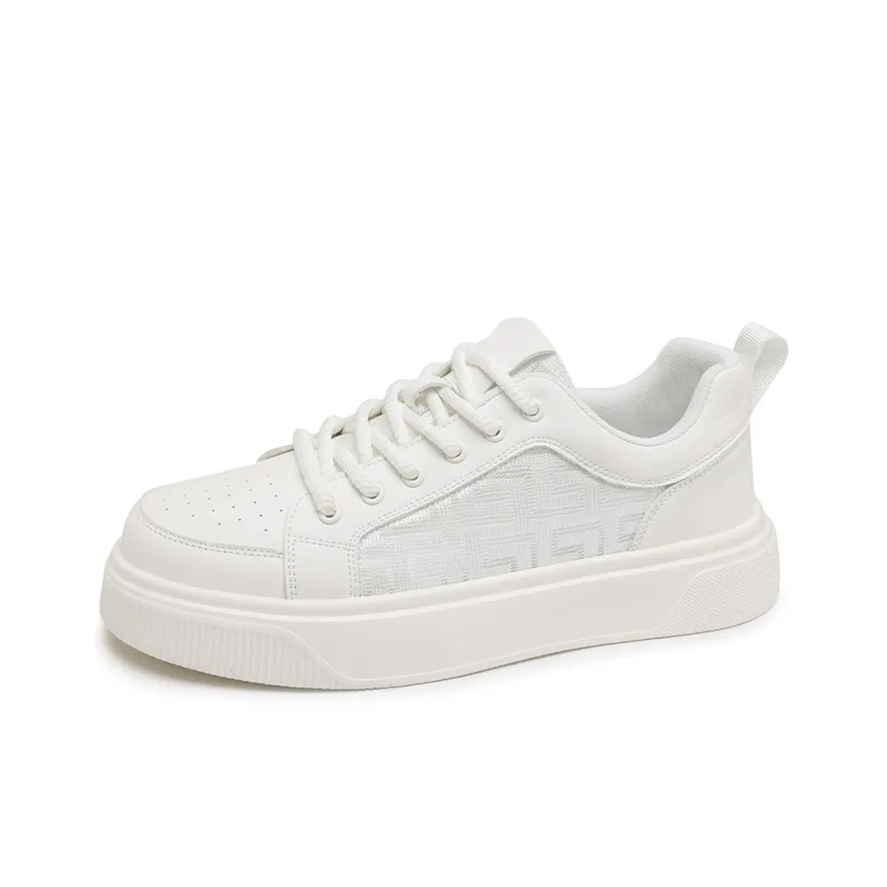 X ZONE Lightweight Breathable Height Increasing Low Top Skateboard Shoes Unisex-8