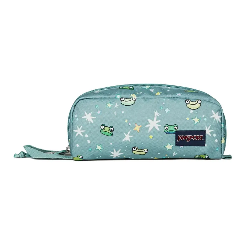JanSport Recycled Polyester Clutch Women's Green Frog-0