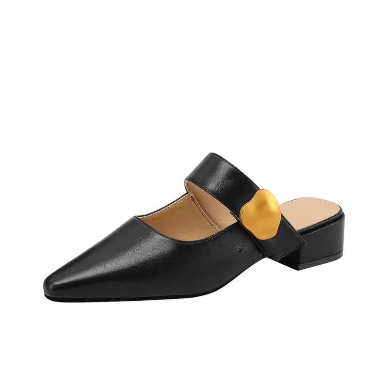 Mulinsen Stitching Abrasion Resistant Slip Resistant Closed Toe Slippers Women's-14