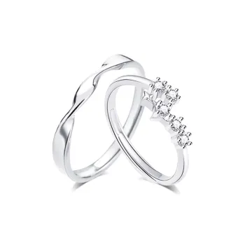 KUMET Sterling Silver Rings Unisex