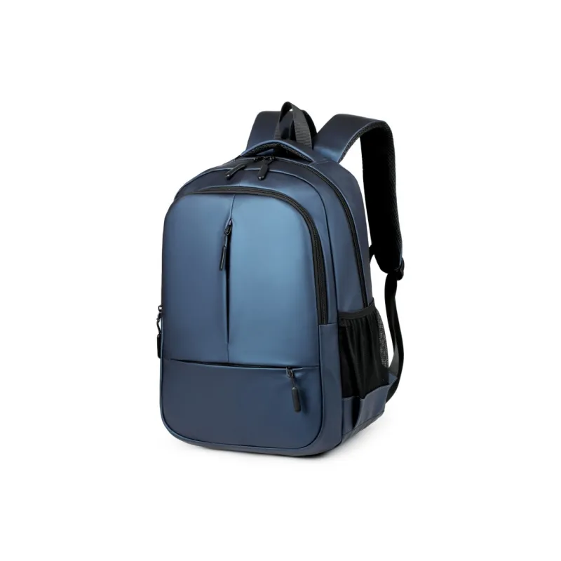 Kewuku Polyester Backpack Unisex Gray/Black/Blue-7