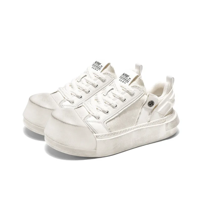 OUGLEMEN Coverage Slip Resistant And Abrasion Resistant Low Top Skateboard Shoes Men's-3