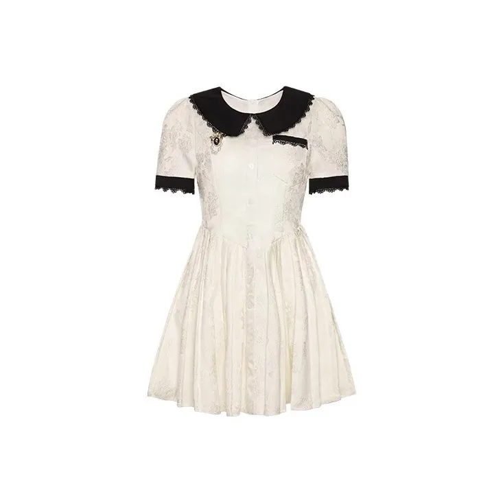 Udon House Short Sleeved Dress Women's-0