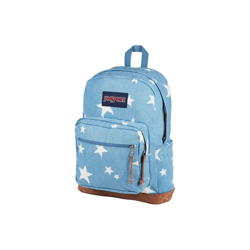 JanSport Suede Backpack Unisex Sky Blue-1