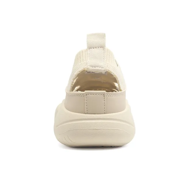 RENBEN Anti Slip Wear Resistant Low Top Casual Shoes Women's Beige-4