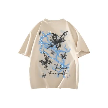 SOIE T Shirts Unisex Light Beige Apricot