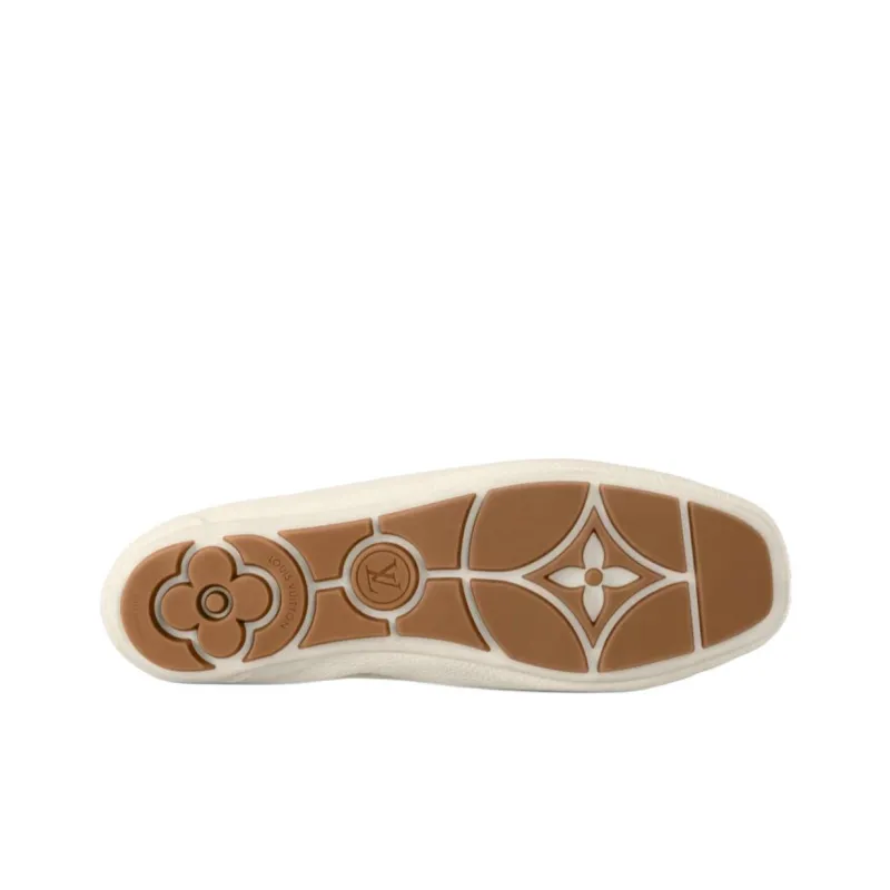 LOUIS VUITTON Flore Casual Single Shoes Women's Ecru-3