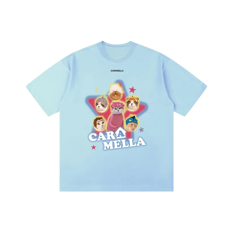 Caramella Drop Shoulder Sleeve T Shirt Women's-6