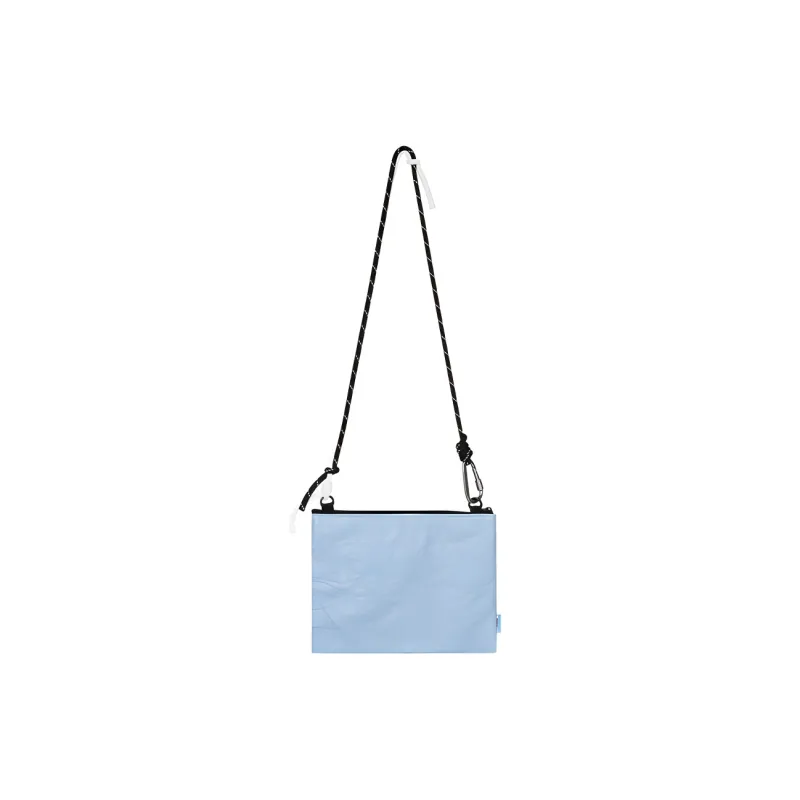 FEAROM Polyethylene Shoulder Bag Regular Unisex Black/Blue/Silver Gray-4